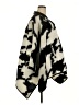 French Connection Animal Print Ivory Coat Size 2X - photo 4