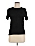 Paul Stuart 100% Silk Black Short Sleeve Top Size M - photo 1