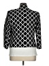 Kasper 100% Polyester Print Black Blazer Size 14 - photo 2