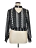 Bold Elements 100% Polyester Black Long Sleeve Blouse Size XL - photo 1