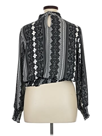 Bold Elements Long Sleeve Blouse (view 2)