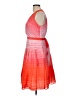 Kasper Tie-dye Orange Cocktail Dress Size 10 - photo 5