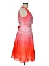 Kasper Tie-dye Orange Cocktail Dress Size 10 - photo 4