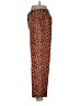 Assorted Brands 100% Polyester Animal Print Brown Casual Pants Size 30 waist (estimated) - photo 5