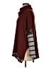 First Love Animal Print Burgundy Turtleneck Sweater Size M - photo 5