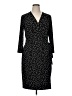 Anne Klein Polka Dots Black Cocktail Dress Size XL - photo 1