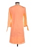 Gianni Bini Solid Orange Casual Dress Size XS - photo 2