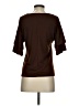 Shein Brown Short Sleeve Top Size S - photo 2