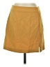 Uniqlo Solid Yellow Casual Skirt Size S - photo 1