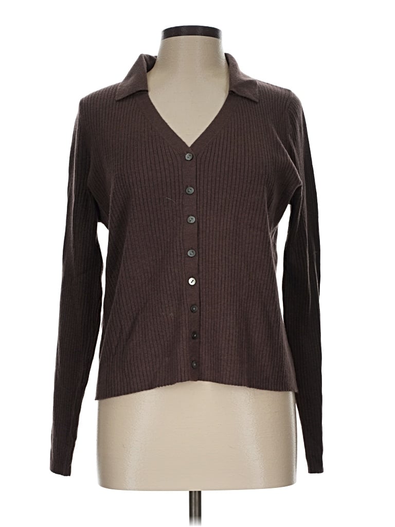 Pre-owned A New Day Cardigan Sweater In Brown
