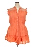 Ashley Stewart Orange Sleeveless Blouse Size 2X Plus - photo 1