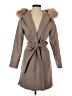 Miss Selfridge 100% Polyester Gray Coat Size 2 - photo 1