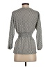 Max Studio 100% Polyester Checkered-gingham Gray Kimono Size S - photo 2