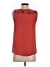 LC Lauren Conrad 100% Polyester Red Sleeveless Blouse Size XS - photo 2