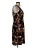 Bisou Bisou Print Brown Casual Dress Size 4 - photo 4