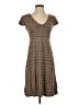 Toad & Co Chevron-herringbone Brown Casual Dress Size XS - photo 1