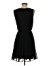 BCX 100% Polyester Solid Black Casual Dress Size S - photo 2