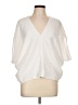 Express 100% Polyester Ivory 3/4 Sleeve Blouse Size L - photo 1