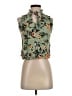 Self Esteem 100% Rayon Green Sleeveless Blouse Size S - photo 1