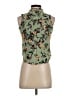 Self Esteem 100% Rayon Green Sleeveless Blouse Size S - photo 2