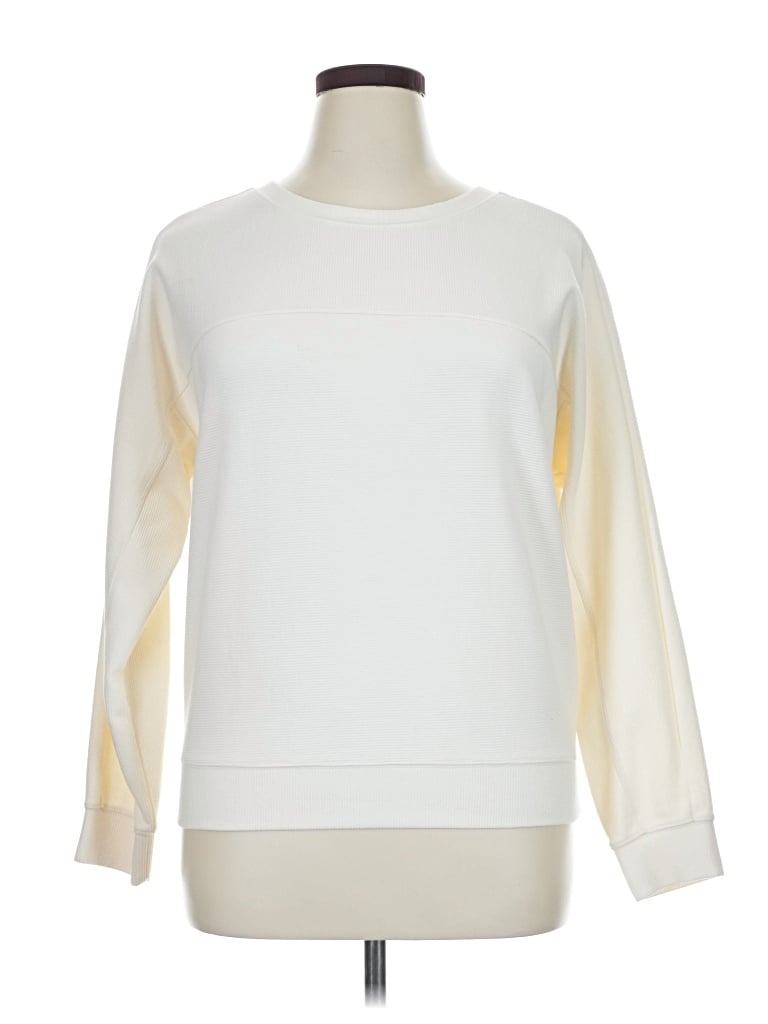 Pre-owned Zella Sweatshirt In Ivory