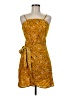 Shein 100% Polyester Yellow Casual Dress One size (estimated) - photo 1