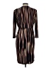 Sandra Darren Stripes Brown Cocktail Dress Size 12 - photo 2
