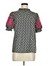 Shein 100% Polyester Black Short Sleeve Blouse Size 6 - photo 1