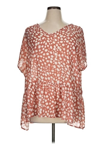 Haptics Short Sleeve Blouse (view 1)