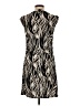 Veronica M. Animal Print Black Casual Dress Size M - photo 2