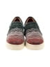 FRYE 100% Leather Chevron-herringbone Teal Sneakers Size 8 1/2 - photo 2