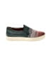 FRYE 100% Leather Chevron-herringbone Teal Sneakers Size 8 1/2 - photo 1