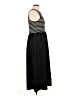 Shein 100% Polyester Stripes Black Casual Dress Size L - photo 4