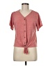 Weatherproof Pink Short Sleeve Top Size M - photo 1