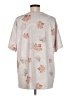 Unbranded Floral Silver Short Sleeve T-Shirt Size M - photo 2