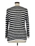 Dana Buchman Stripes Silver Pullover Sweater Size XL - photo 2