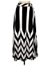 Robert Louis Chevron-herringbone Black Formal Skirt Size M (petite) - photo 1