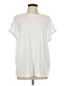 Automet White Short Sleeve Top Size L - photo 1