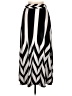 Robert Louis Chevron-herringbone Black Formal Skirt Size M (petite) - photo 2