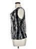 Calvin Klein Silver Black Sleeveless Blouse Size XL - photo 5