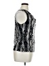 Calvin Klein Silver Black Sleeveless Blouse Size XL - photo 4