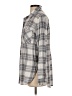 Athleta Plaid Gray Long Sleeve Button-Down Shirt Size S - photo 5