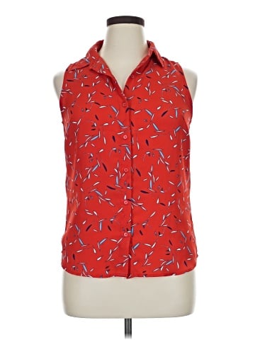Banana Republic Factory Store Sleeveless Button-Down Shirt (view 1)