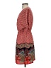Myan 100% Polyester Paisley Red Casual Dress Size S - photo 5