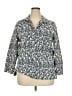 Tuckernuck Blue 3/4 Sleeve Button-Down Shirt Size XXL - photo 1
