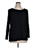 Ava James Black Long Sleeve Top Size XL - photo 1