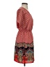 Myan 100% Polyester Paisley Red Casual Dress Size S - photo 4