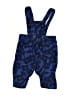 Hanna Andersson 100% Cotton Blue Snow Pants With Bib Size 3-6 mo - photo 2