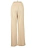 Unbranded 100% Polyester Solid Tan Ivory Dress Pants Size S - photo 2