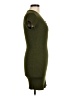 Dots Solid Green Casual Dress Size M - photo 4